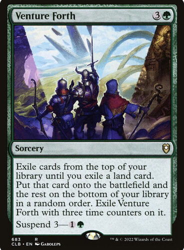 Venture Forth Commander Legends: Baldur's Gate