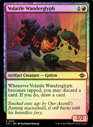 Volatile Wanderglyph The Lost Caverns of Ixalan (Foil)