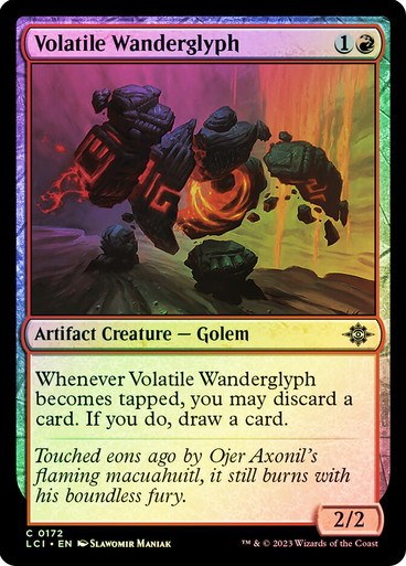VolatileWanderglyph__39573 Volatile Wanderglyph The Lost Caverns of Ixalan (Foil)