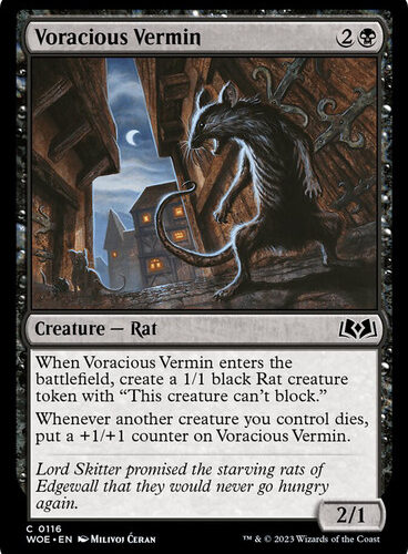 Voracious Vermin Wilds of Eldraine