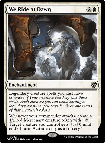 We Ride at Dawn Outlaws of Thunder Junction Commander