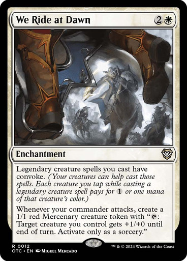 We Ride at Dawn Outlaws of Thunder Junction Commander