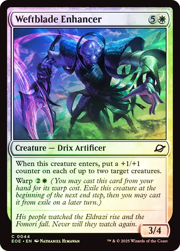 WeftbladeEnhancer__22467 Weftblade Enhancer Edge of Eternities (Foil)