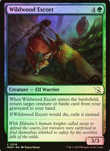 WildwoodEscort__54339 Wildwood Escort March of the Machine (Foil)