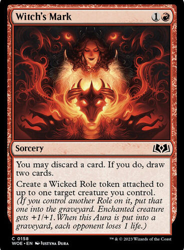 Witch's Mark Wilds of Eldraine