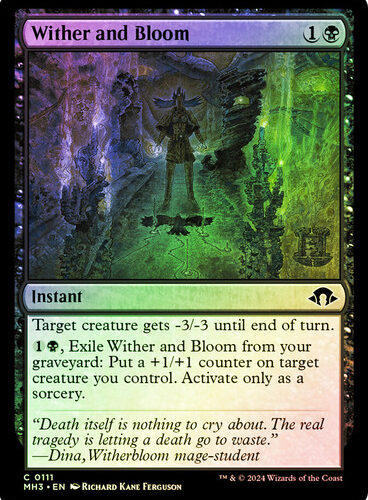 Wither and Bloom Modern Horizons 3 (Foil)
