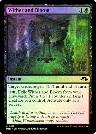 Wither and Bloom Modern Horizons 3 (Foil)
