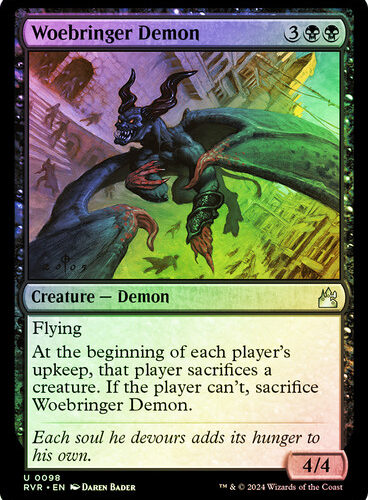 Woebringer Demon Ravnica Remastered (Foil)