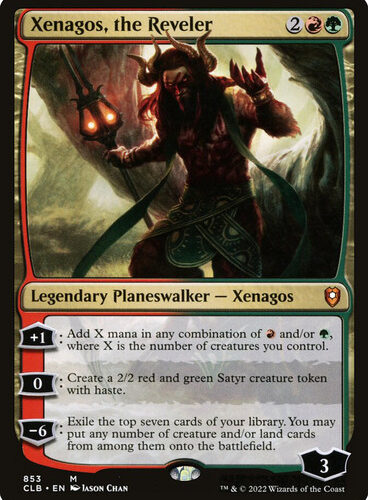 Xenagos, the Reveler Commander Legends: Baldur's Gate