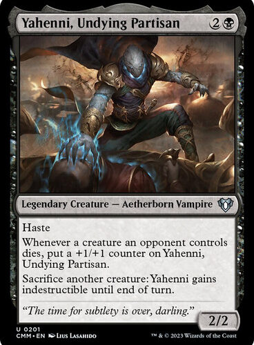 Yahenni, Undying Partisan Commander Masters