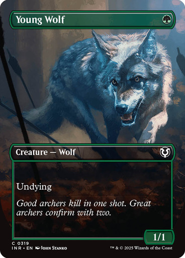 Young Wolf (Borderless) Innistrad Remastered