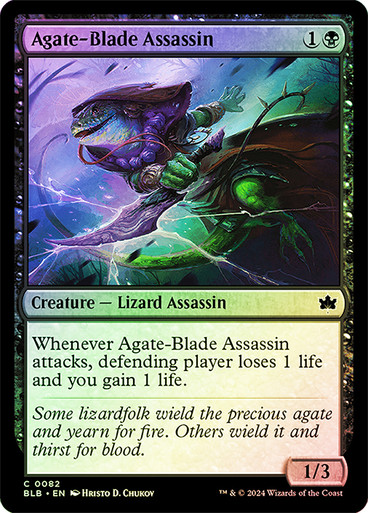 Agate-Blade Assassin Bloomburrow (Foil)