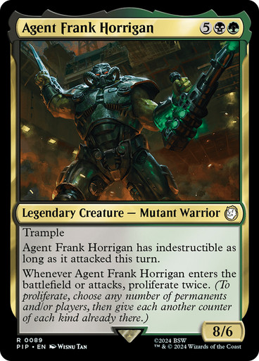 Agent Frank Horrigan Fallout Commander