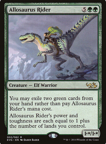 AllosaurusRider__90494 Allosaurus Rider Duel Decks: Anthology