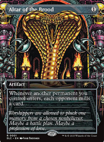 AltarOfTheBrood001__64049 Altar of the Brood (Secret Lair Countdown) (Borderless) Secret Lair Drop