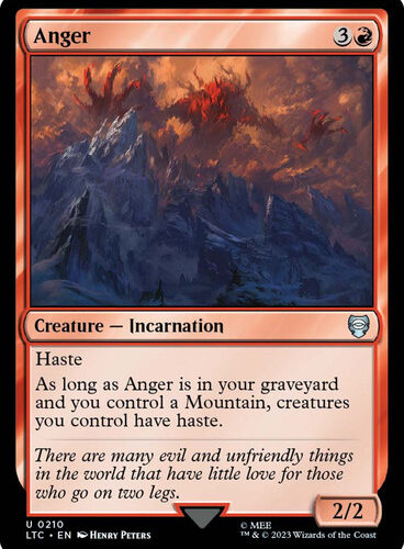 Anger The Lord of the Rings Commander