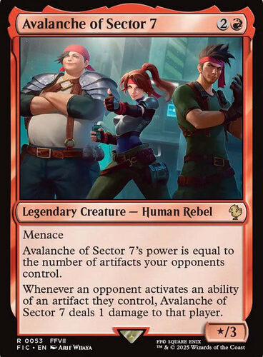 Avalanche of Sector 7 FINAL FANTASY Commander