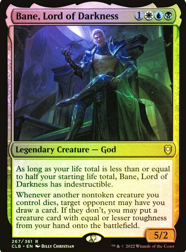 Bane, Lord of Darkness Commander Legends: Baldur's Gate (Foil)
