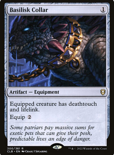 Basilisk Collar Commander Legends: Baldur's Gate