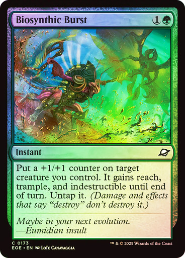 Biosynthic Burst Edge of Eternities