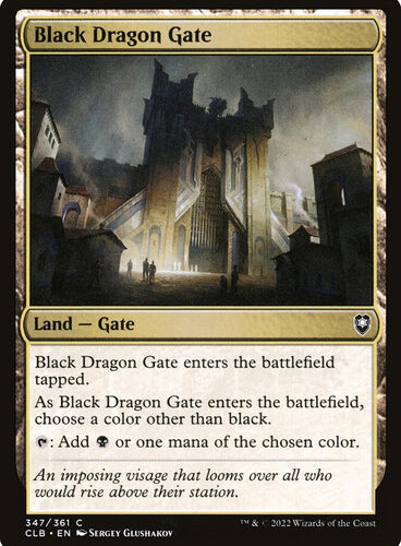 Black Dragon Gate Commander Legends: Baldur's Gate