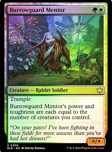 Burrowguard Mentor Bloomburrow (Foil)