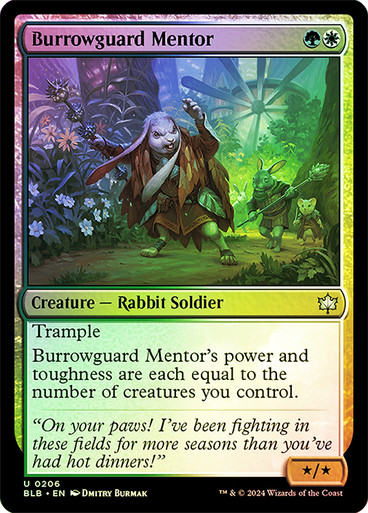 BurrowguardMentor__28196 Burrowguard Mentor Bloomburrow (Foil)