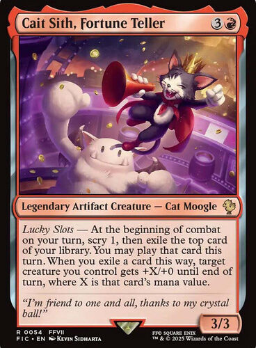 Cait Sith, Fortune Teller FINAL FANTASY Commander