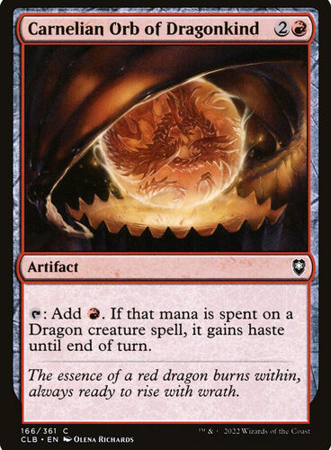 CarnelianOrbOfDragonkind__98220 Carnelian Orb of Dragonkind Commander Legends: Baldur's Gate