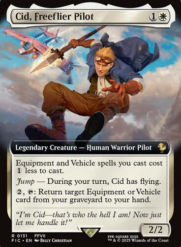 CidFreeflierPilot131__86495 Cid, Freeflier Pilot (Extended Art) FINAL FANTASY Commander