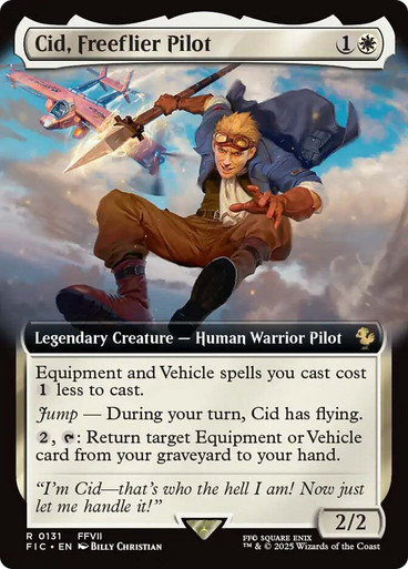 Cid, Freeflier Pilot (Extended Art) FINAL FANTASY Commander