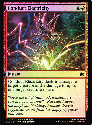 ConductElectricity__72823 Conduct Electricity Bloomburrow (Foil)