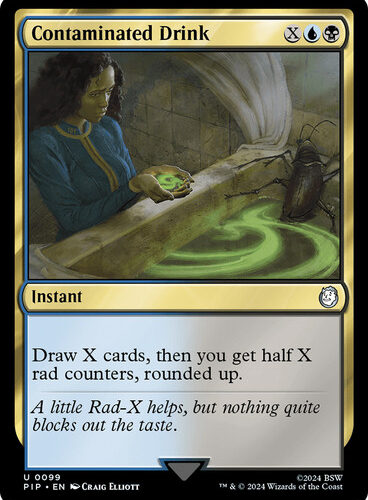 Contaminated Drink Fallout Commander