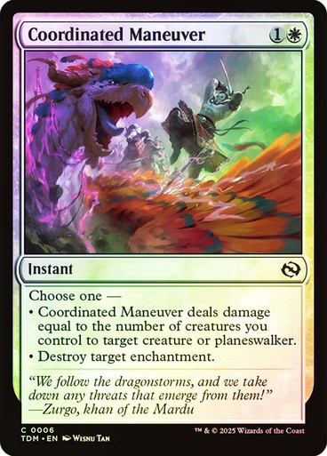 Coordinated Maneuver Tarkir: Dragonstorm (Foil)