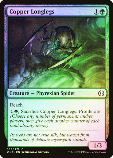 Copper Longlegs Phyrexia: All Will Be One