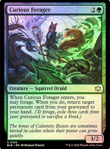 Curious Forager Bloomburrow (Foil)