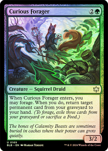 Curious Forager Bloomburrow (Foil)