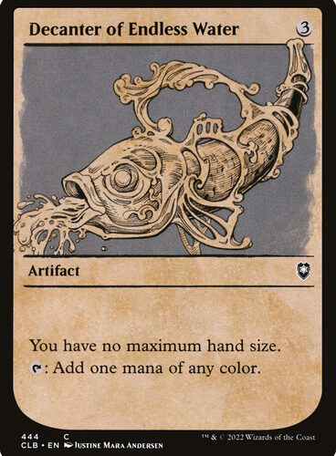 Decanter of Endless Water (Showcase) Commander Legends: Baldur's Gate - Variants