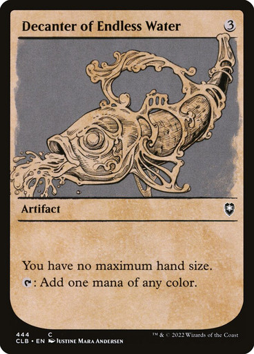 Decanter of Endless Water (Showcase) Commander Legends: Baldur's Gate - Variants