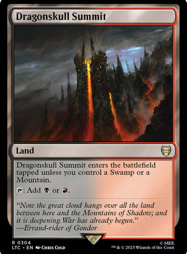 Dragonskull Summit The Lord of the Rings Commander