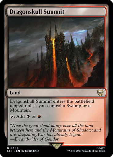 Dragonskull Summit The Lord of the Rings Commander