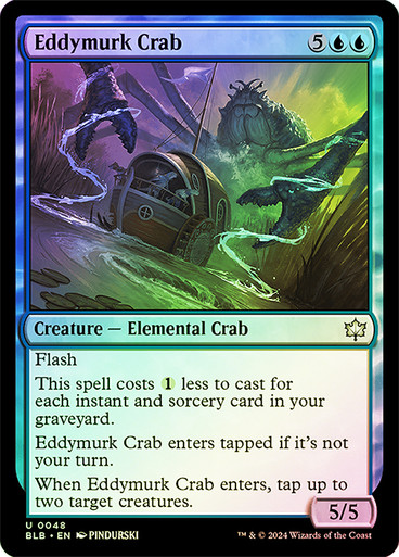 Eddymurk Crab Bloomburrow (Foil)
