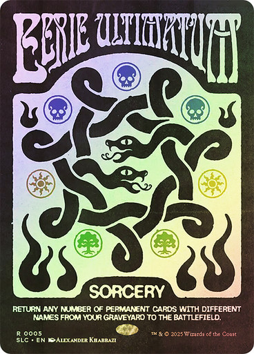 EerieUltimatum005__64641 Eerie Ultimatum (Secret Lair Countdown) (Full Art) Secret Lair Drop