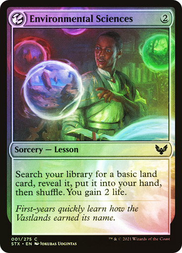 Environmental Sciences Strixhaven: School of Mages (Foil)