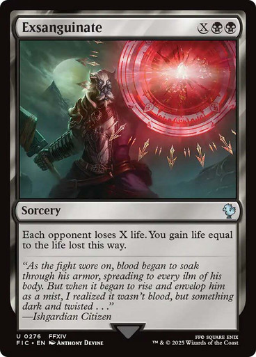 Exsanguinate FINAL FANTASY Commander