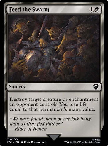 Feed the Swarm The Lord of the Rings Commander