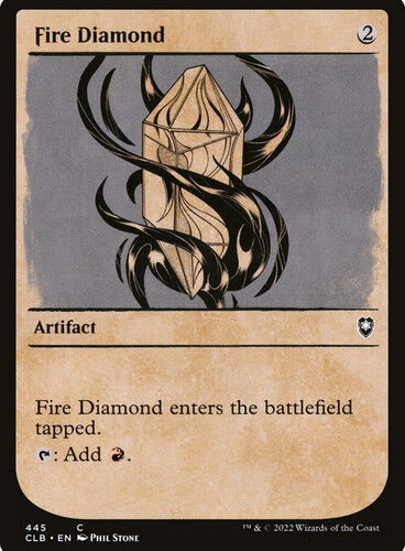 Fire Diamond (Showcase) Commander Legends: Baldur's Gate - Variants