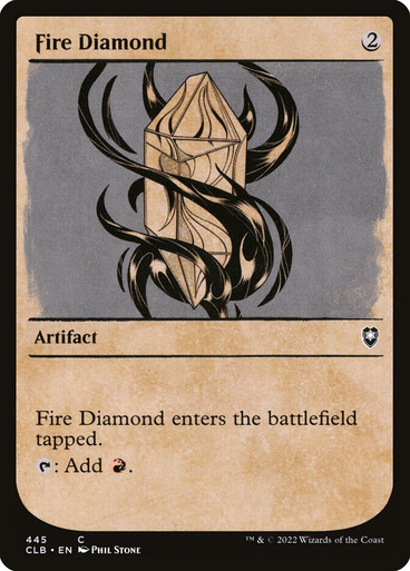 Fire Diamond (Showcase) Commander Legends: Baldur's Gate - Variants