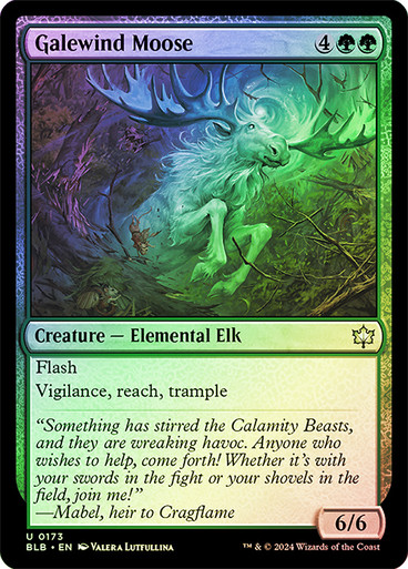 Galewind Moose Bloomburrow (Foil)