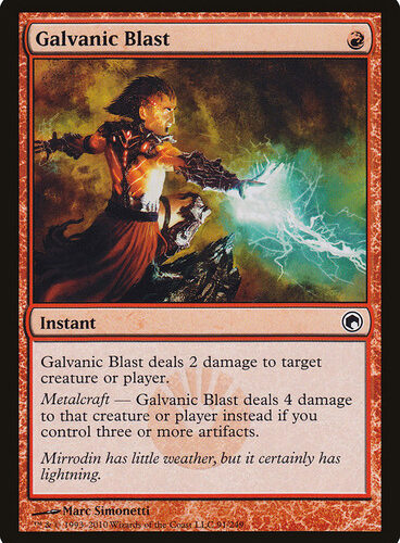 GalvanicBlast__91967 Galvanic Blast Scars of Mirrodin
